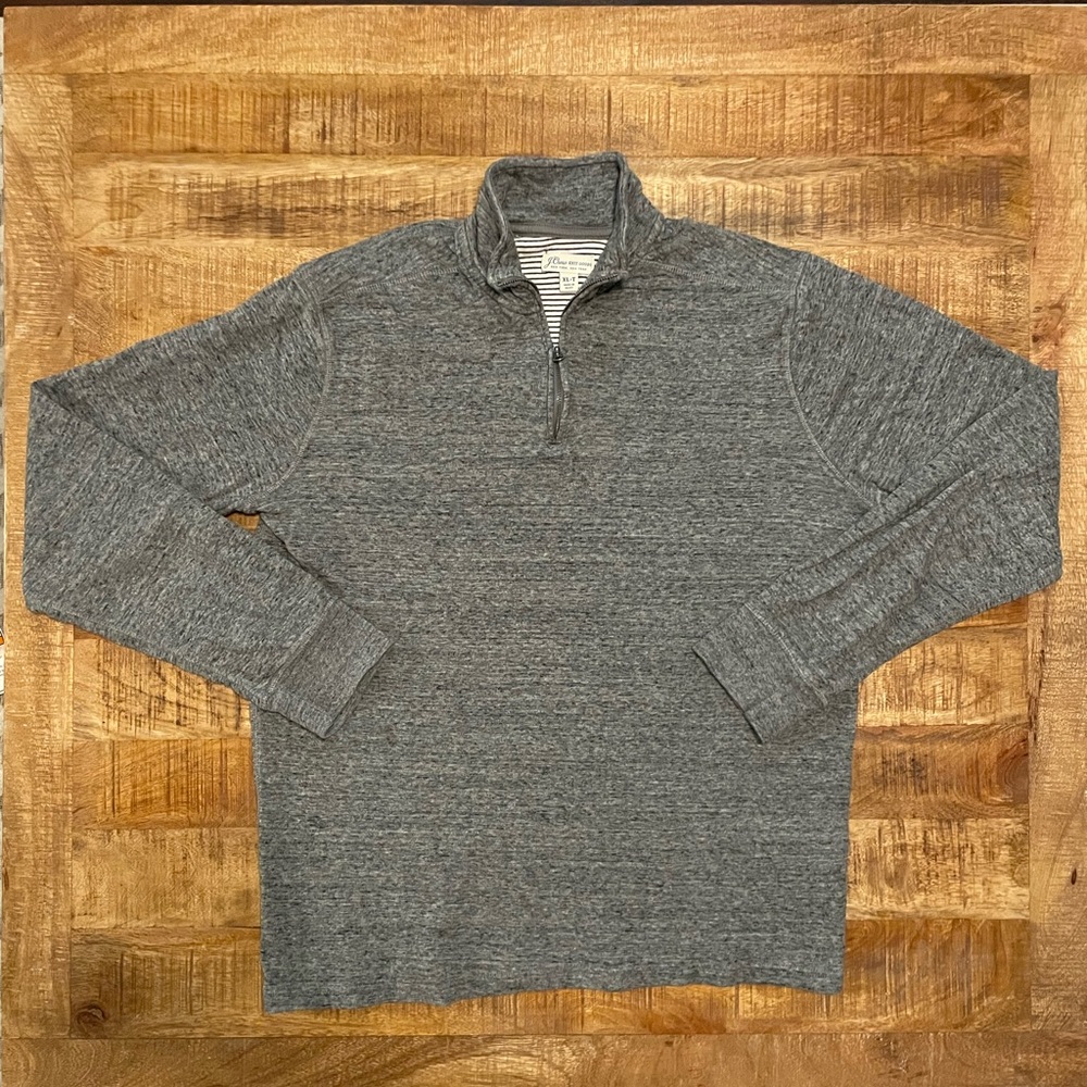 J. Crew Double Knit Half-Zip Pullover - Picture 2 of 6